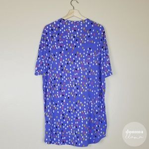 LuLaRoe Tops - LuLaRoe • Square Print Irma Tee M LuLaRoe Tops - LuLaRoe • Square Print Irma Tee M
